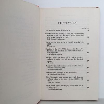 RED DRAGONS OF RUGBY: Welsh-All-Black Encounters From 1905-69