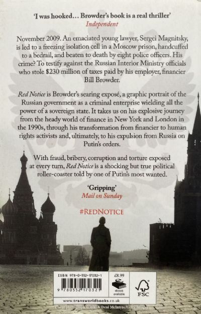 RED NOTICE: How I became Putins No.1 Enemy