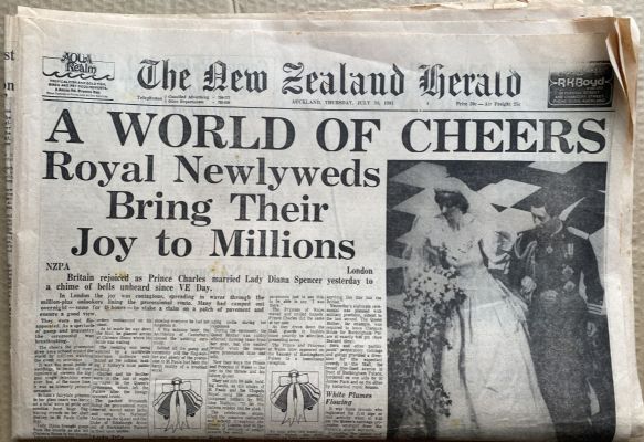 OLD NEWSPAPER: The New Zealand Herald, 30 June 1981 - Royal wedding coverage