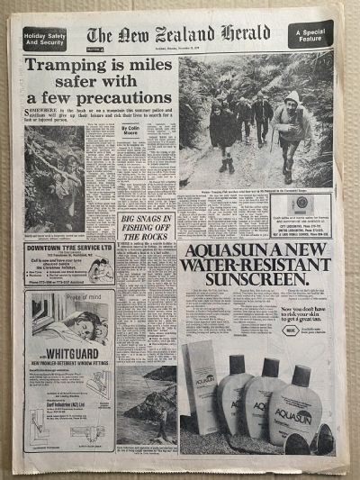 OLD NEWSPAPER: The New Zealand Herald, 30 November 1979 - Erebus DC10 crash