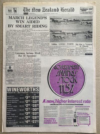 OLD NEWSPAPER: The New Zealand Herald, 30 November 1979 - Erebus DC10 crash