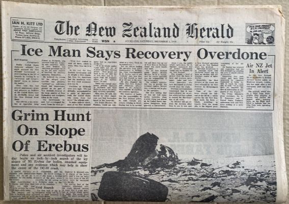 OLD NEWSPAPER: The New Zealand Herald, 1 December 1979 - Erebus DC10 crash