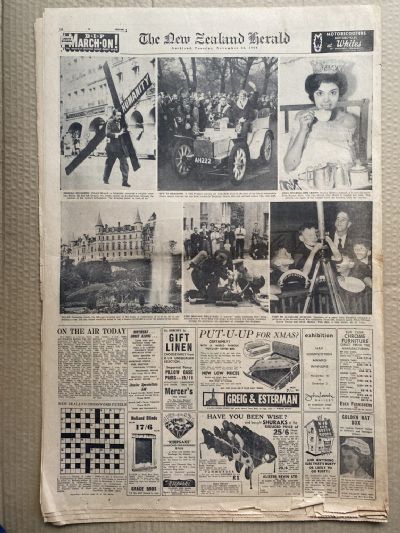 OLD NEWSPAPER: The New Zealand Herald, 15 November 1960
