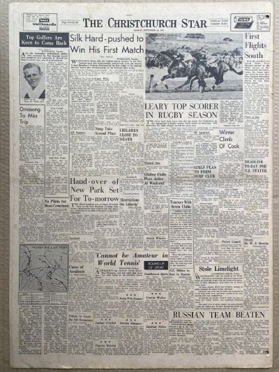 OLD NEWSPAPER: The Christchurch Star, 30 September 1963