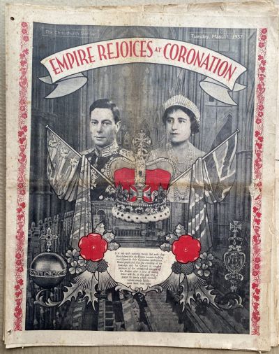 OLD NEWSPAPER: The Christchurch Star-Sun 11 May 1937 - Kings Coronation
