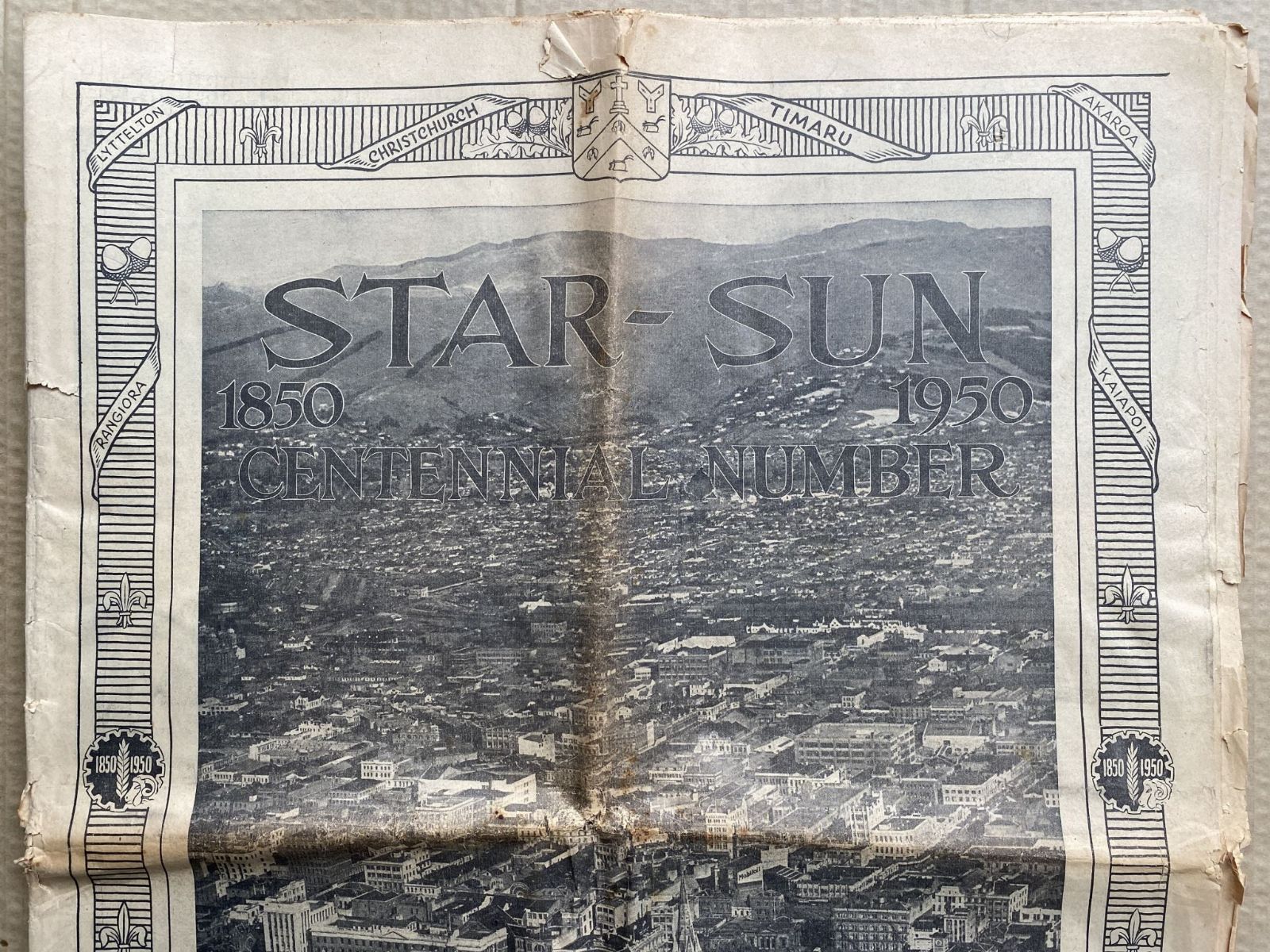 OLD NEWSPAPER: The Christchurch Star-Sun, 16 December 1950 - Centennial Edition