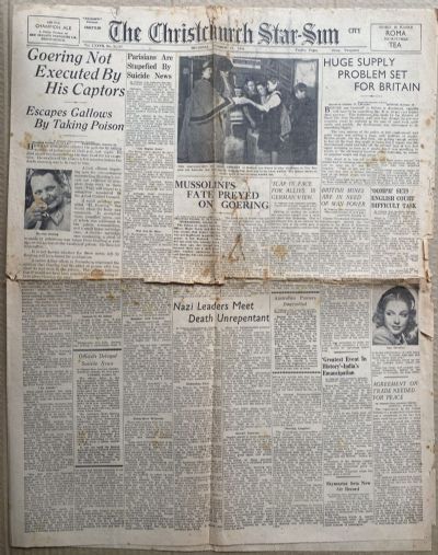 OLD NEWSPAPER: The Christchurch Star-Sun, 17 October 1947