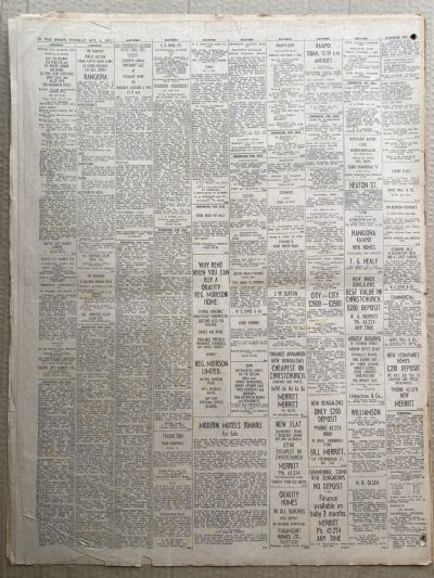OLD NEWSPAPER: The Christchurch Press, 1st October 1963