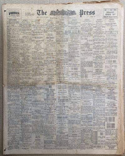 OLD NEWSPAPER: The Christchurch Press, 30 October 1958
