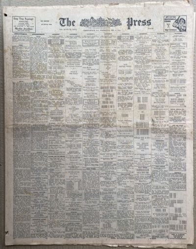OLD NEWSPAPER: The Christchurch Press, 9 December 1959
