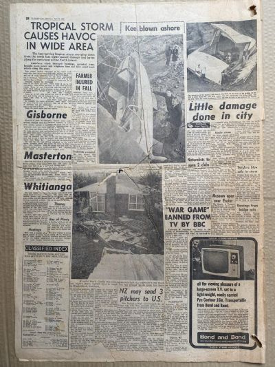 OLD NEWSPAPER: The Auckland Star, 10 April 1968 - Wahine disaster
