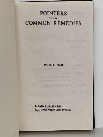 POINTERS TO THE COMMON REMEDIES