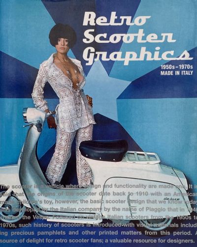 Retro Scooter Graphics 1950 - 1970 Made in Italy 