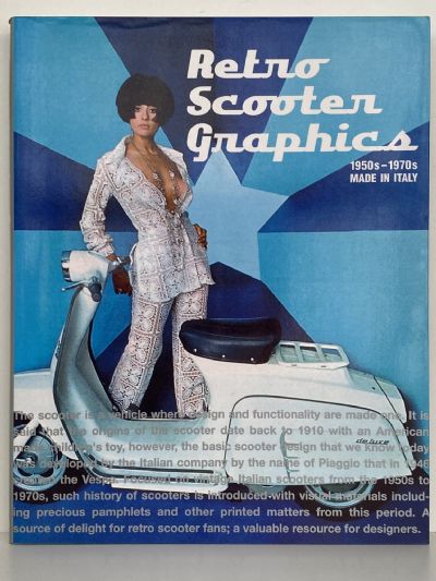 Retro Scooter Graphics 1950 - 1970 Made in Italy