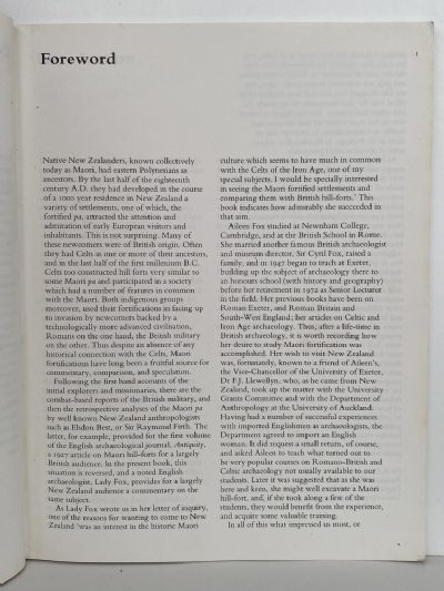 PREHISTORIC MAORI FORTIFICATIONS: In the North Island