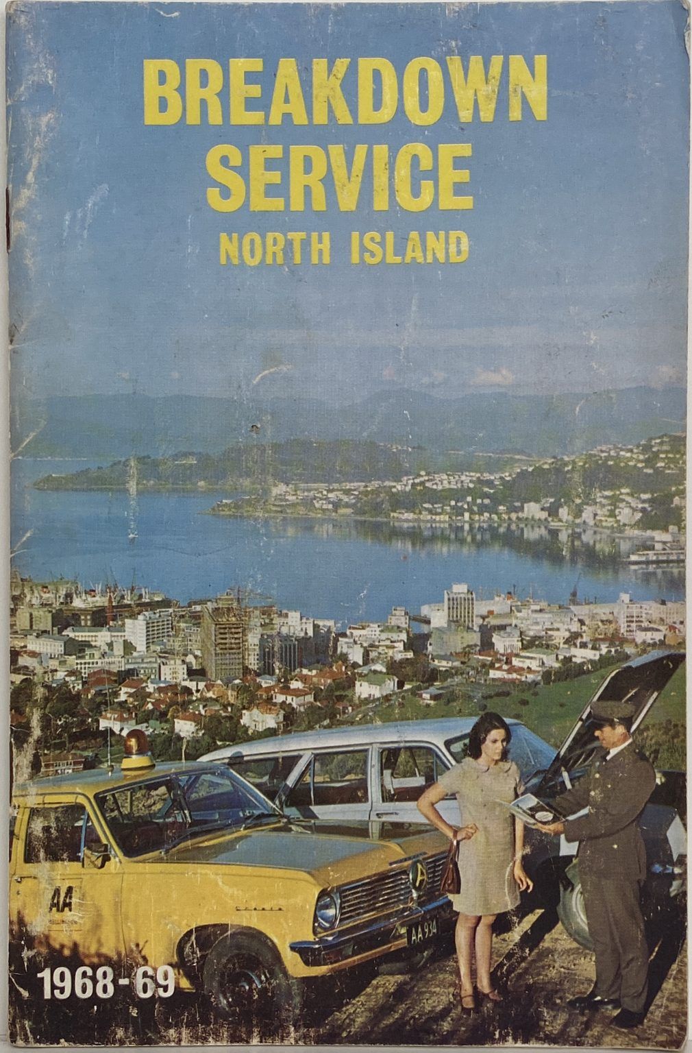 AA BREAKDOWN SERVICE: North Island of New Zealand 1968-69
