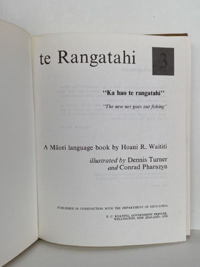 TE RANGATAHI: A Maori Language Course - Books 1,2,3