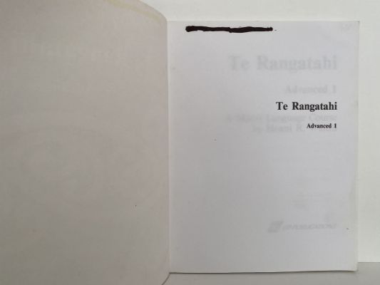 TE RANGATAHI: A Maori Language Course by Hoani Waititi: 3 Books