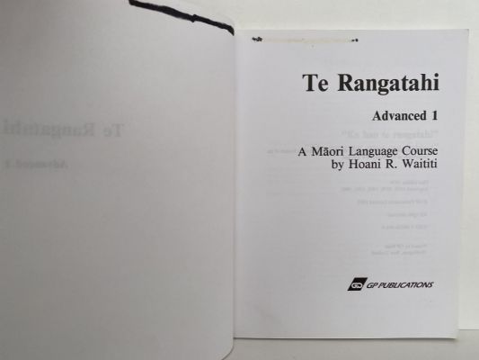 TE RANGATAHI: A Maori Language Course by Hoani Waititi: 3 Books