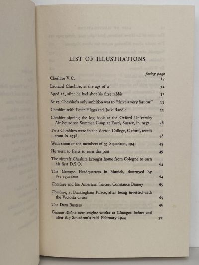 CHESHIRE V.C. A Story of War and Peace