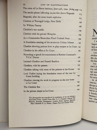 CHESHIRE V.C. A Story of War and Peace