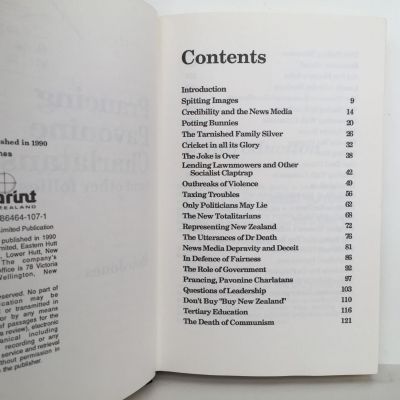 PRANCING PAVONINE CHARLATANS and other follies