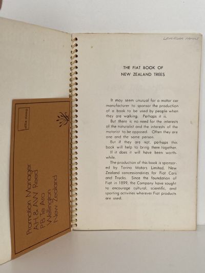 THE FIAT BOOK OF NEW ZEALAND TREES