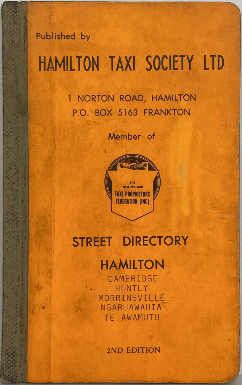 STREET DIRECTORY HAMILTON: Hamilton Taxi Society