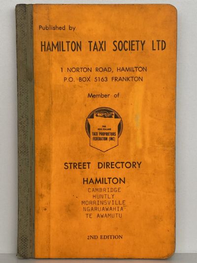 STREET DIRECTORY HAMILTON: Hamilton Taxi Society