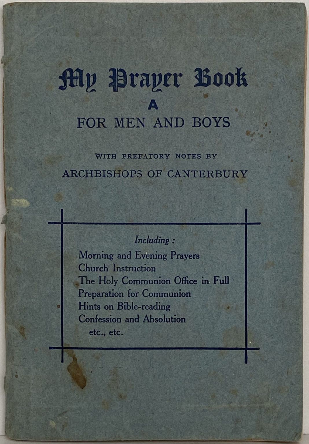 MY PRAYER BOOK: For Men and Boys