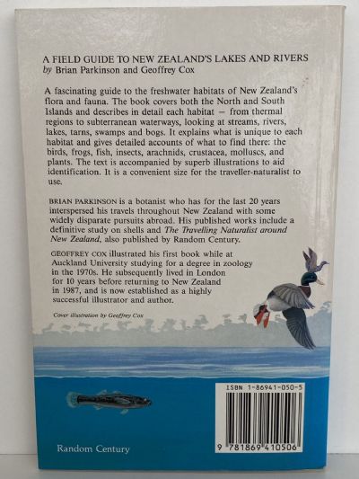 NEW ZEALAND LAKES AND RIVERS: A Field Guide