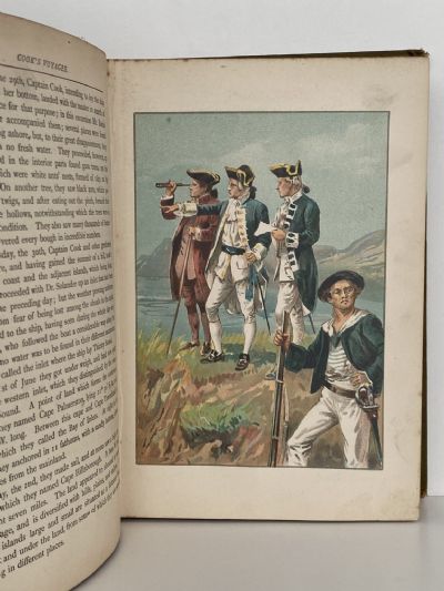 CAPTAIN COOK'S THREE VOYAGES ROUND THE WORLD With a Sketch of his Life