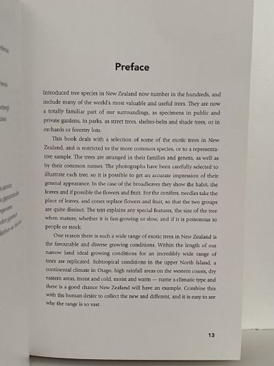 EXOTIC TREES IN NEW ZEALAND: Broadleves and Conifers