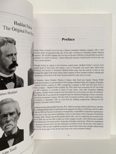HUDDART PARKER: A Famous Australasian Shipping Company 1876 - 1961