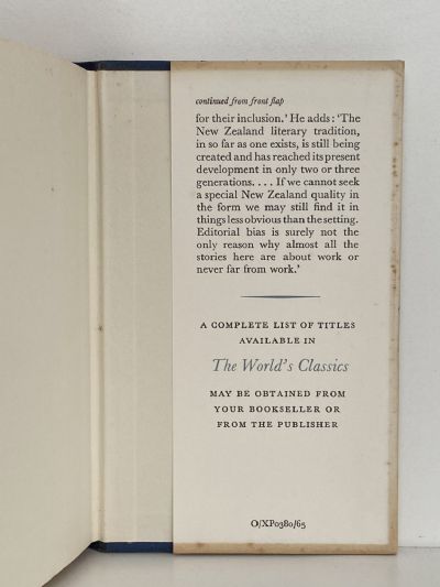 NEW ZEALAND SHORT STORIES