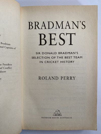 BRADMAN'S BEST