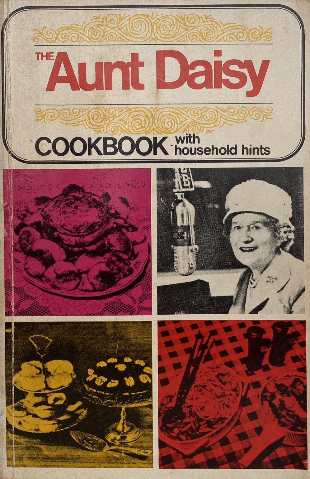 AUNT DAISY Cookbook with household hints