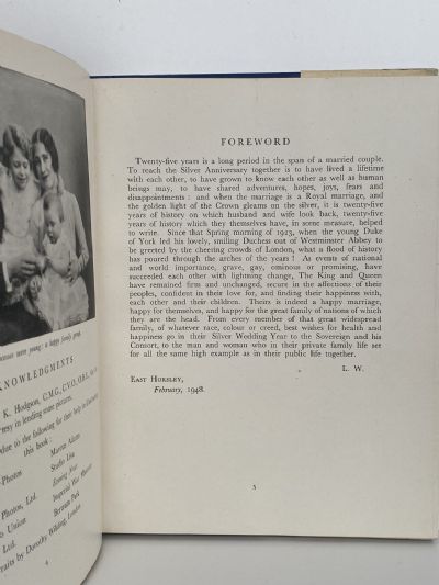 SILVER WEDDING: The Record of Twently Five Royal Years