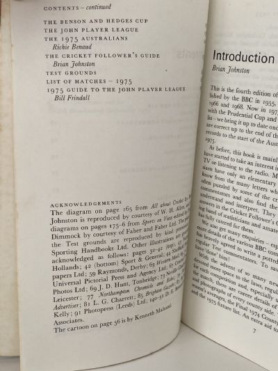 ARMCHAIR CRICKET 1975