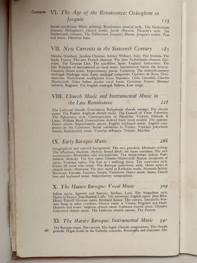 A HISTORY OF WESTERN MUSIC