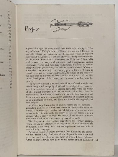 A HISTORY OF WESTERN MUSIC