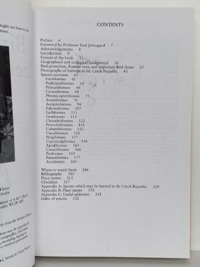 BIRDS OF THE CZECH REPLUBLIC