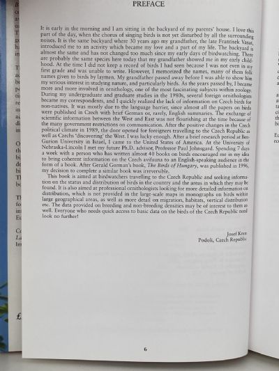 BIRDS OF THE CZECH REPLUBLIC