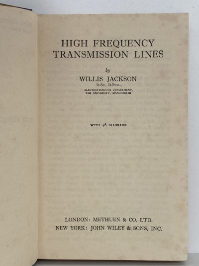 HIGH FREQUENCY TRANSMISSION LINES