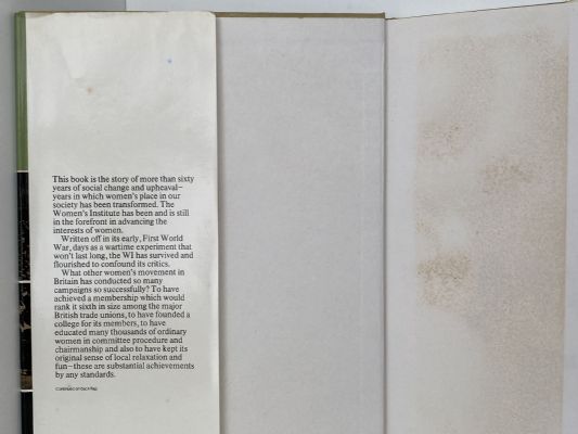 JAM AND JERUSALEM: A pictorial history of the Women's institute
