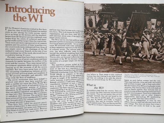 JAM AND JERUSALEM: A pictorial history of the Women's institute
