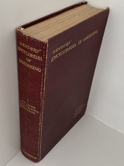 SANDER'S ENCYLOPAEDIA OF GARDENING - De Lux Illustrated edition