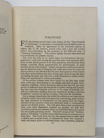 SANDER'S ENCYLOPAEDIA OF GARDENING - De Lux Illustrated edition