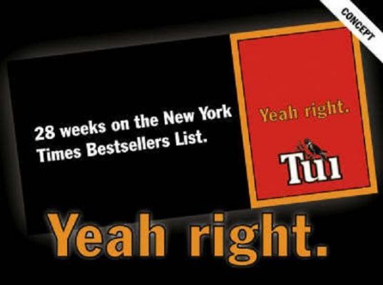 YEAH RIGHT: Tui Billboards