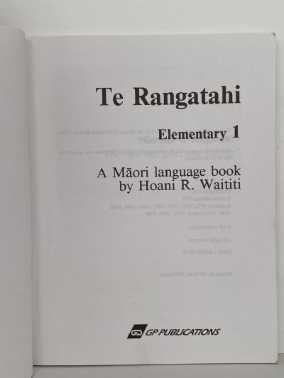 TE RANGATAHI: A Maori Language Course by Hoani Waititi: 3 Books
